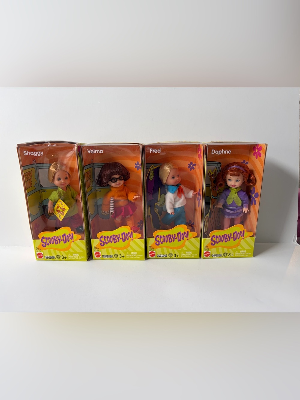 Scooby-Doo Kelly Club Dolls Set Of 4 - Shaggy, Velma, Fred & Daphne